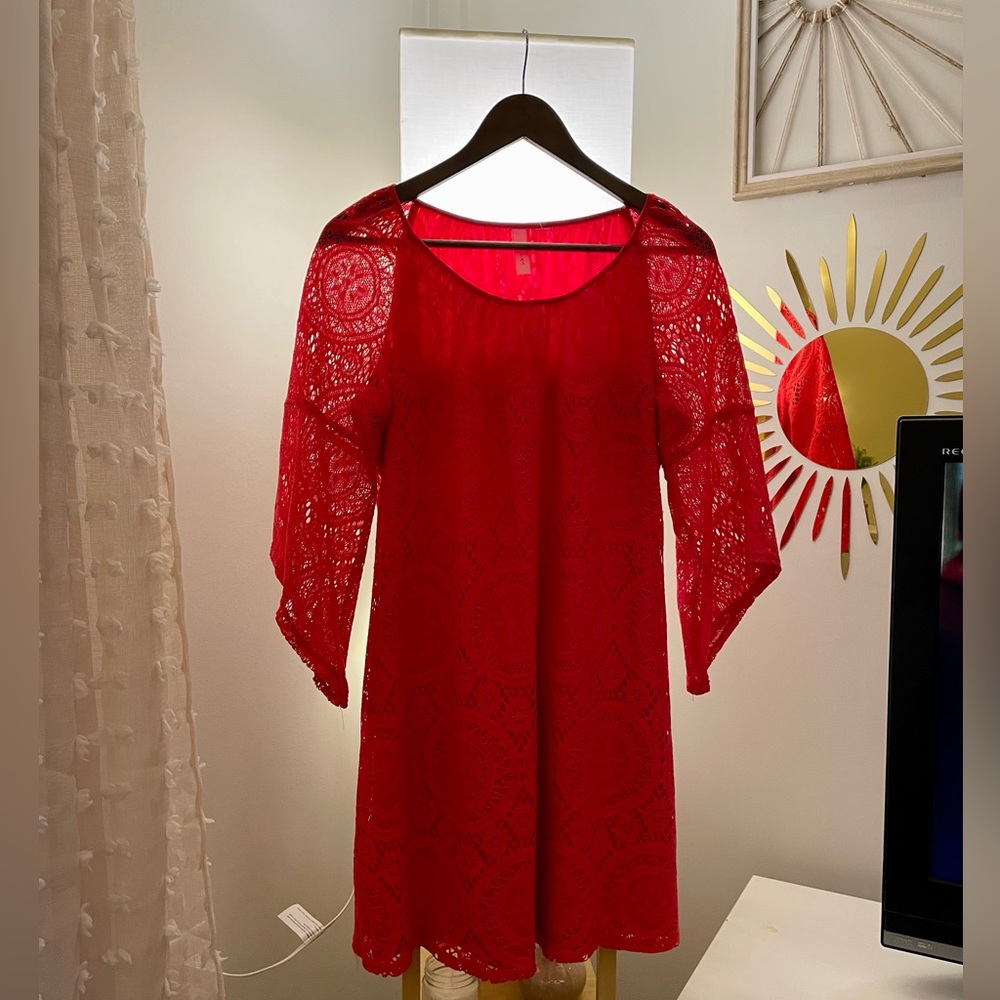 Pink Lace Tacera Dress